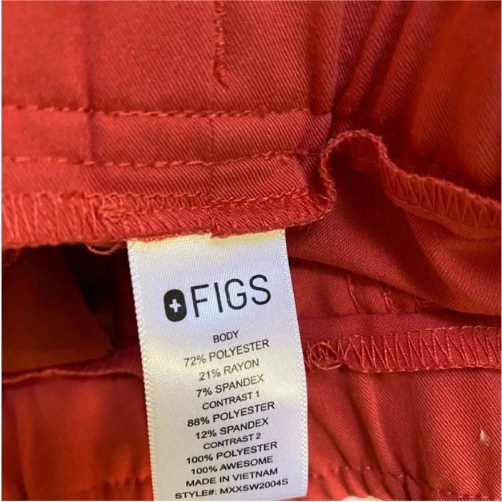 Figs Scrubs Pants Men's Tansen Joggers Scrub Pants Coral Clay size XS Short